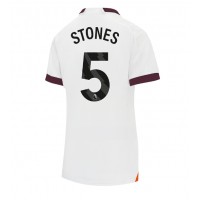 Camisa de time de futebol Manchester City John Stones #5 Replicas 2º Equipamento Feminina 2023-24 Manga Curta